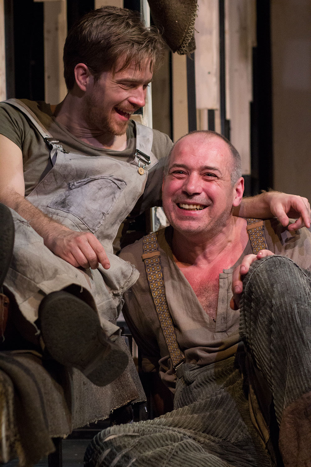 Jelenet az Egerek és emberek című előadásból