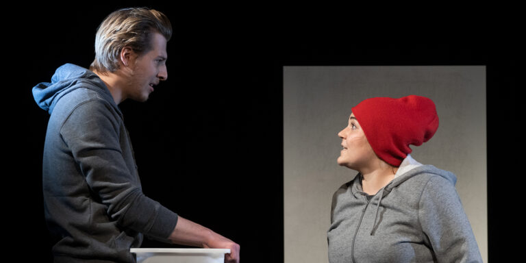 Jelenet Az osztály vesztese című előadásból