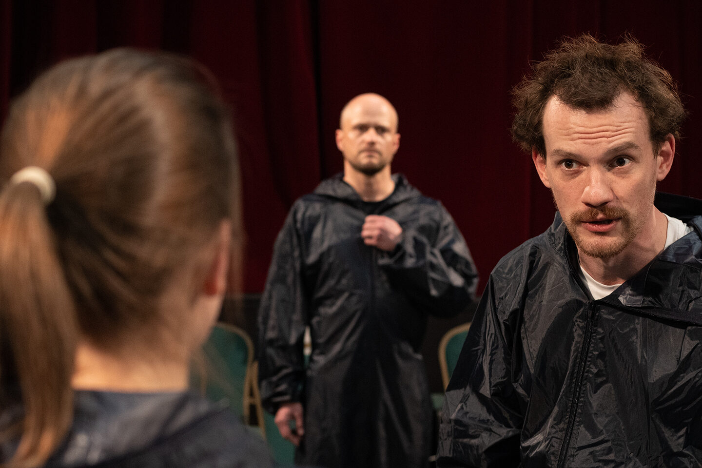 Jelenet a Bűn és bűnhődés című előadásból