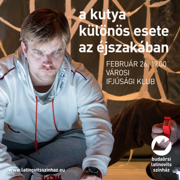 A kutya különös esete az éjszakában ma este a Városi Ifjúsági Klubban!